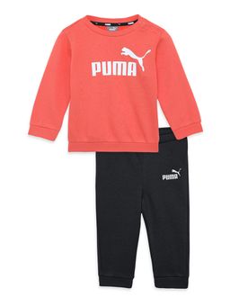 Puma - Mini Cats Essentials Crew Boys Orange Track Suit (Set of 2)