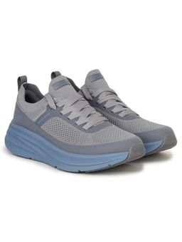 SKECHERS - Grey Mesh Rubber Men Running Shoes