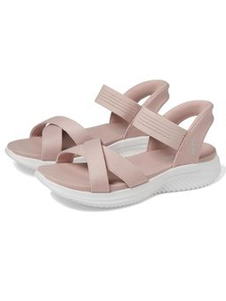 SKECHERS - Pink Mesh Rubber Women Sandals