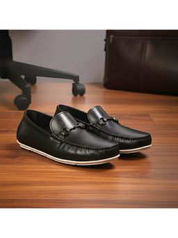 Ruosh - Navy Blue Leather Eva Men Loafers