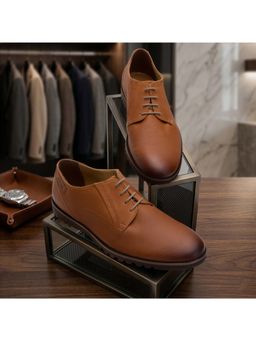 Ruosh - Tan Leather Eva Men Derbies