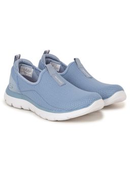 SKECHERS - Blue Mesh Rubber Women Running Shoes