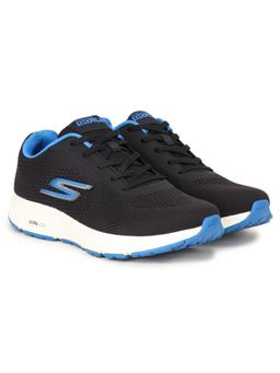 SKECHERS - Black Mesh Rubber Men Running Shoes
