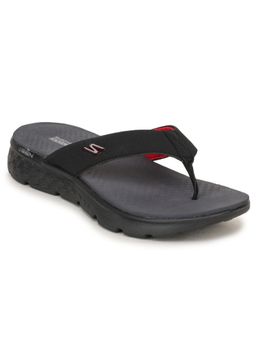 SKECHERS - Black Mesh Rubber Men Sandals