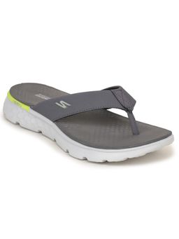 SKECHERS - Grey Mesh Rubber Men Sandals
