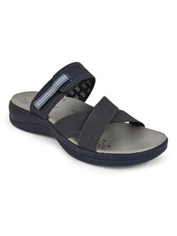 SKECHERS - Navy Blue Mesh Rubber Women Sandals