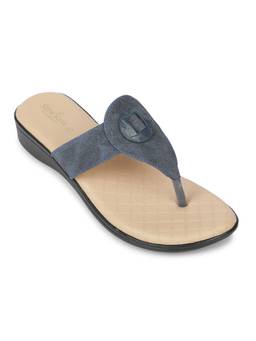 LIBERTY - Blue Pu Pvc Women Sandals