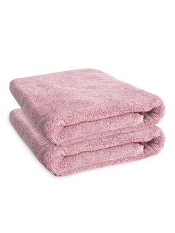 Heelium - Bamboo Bath Towel - Soft - Absorbent & Odour Free - 2 Pcs - Peach
