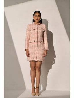 Myclo - Women Multi-Color Tweed Printed Mini Dress