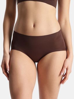 Jockey - 1827 High Coverage Soft Touch Microfiber Elastane Full Brief Brown