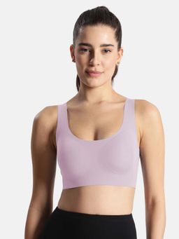 Jockey - 1840 Wirefree Padded Microfiber Elastane Bonded Tech Lounge Bra Pink