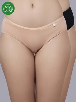 Inner Sense - Multi-Color Solid Bamboo Fibre Regular Bikini Panty