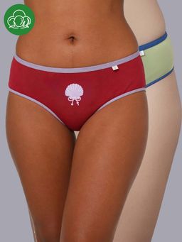 Inner Sense - Multi-Color Solid Bamboo Fibre Regular Bikini Panty