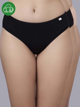 Inner Sense - Multi-Color Solid Bamboo Fibre Regular Briefs