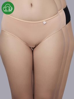 Inner Sense - Multi-Color Solid Bamboo Fibre Regular Briefs