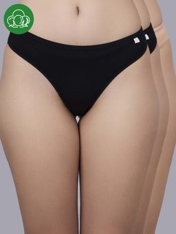 Inner Sense - Multi-Color Solid Bamboo Fibre Regular Thongs