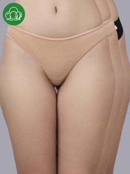 Inner Sense - Multi-Color Solid Bamboo Fibre Regular Thongs