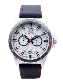 Giordano - Men's White Round Analog Watch