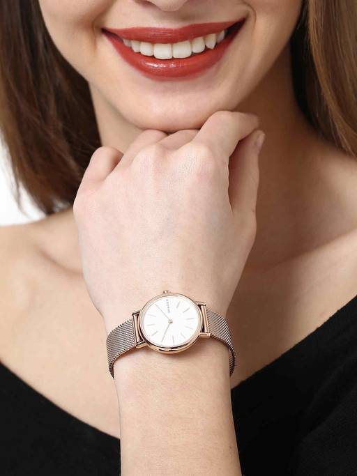 Buy Skagen SKW2694 Signatur Rose Gold Watch For Women Online display picture 1