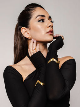 METALM - Gold Bracelet in Silver for Women