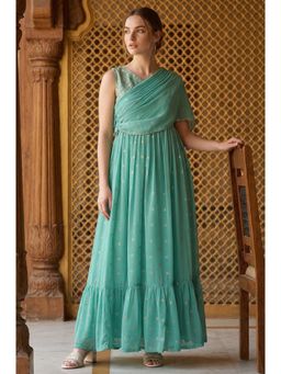 Aurelia - Poly Georgette Festive Dress