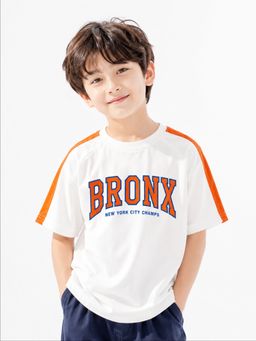 Googo Gaaga - Boys White Typography Cotton T-Shirt