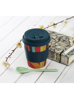India Circus by Krsnaa Mehta - Multi-Color Arrow Exposition Bamboo Frankie Mug
