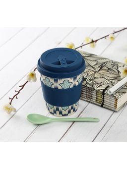 India Circus by Krsnaa Mehta - White Organised Ovule Bamboo Frankie Mug