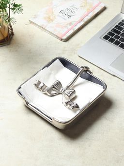 De Maison Decor - Dravelion Silver Pearl Tissue Holder