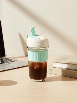 The Golden Theory - Blue Mint Silicone Grip Iced Coffee Mug