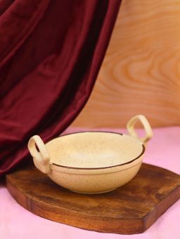 WEAVING HOMES - White Ivory Bliss Kadai Bowl