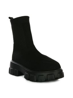 London Rag - Solid Black Casual Boots