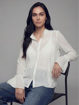 DaKauz - Pleated Lace Shirt