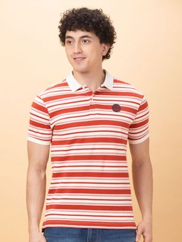 Being Human - Garments Men's Collar Neck Rust Polo T-Shirt