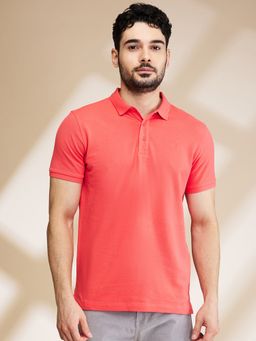 Being Human - Garments Men's Collar Neck Coral Polo T-Shirt