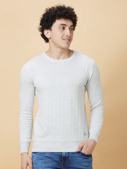 Being Human - Garments Men's Crew Neck Grey Melange T-Shirt