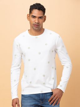 Being Human - Garments Men's Crew Neck Off White T-Shirt