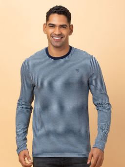 Being Human - Garments Men's Crew Neck Navy Blue T-Shirt