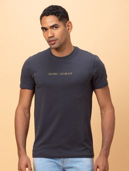 Being Human - Garments Men's Crew Neck Charcoal T-Shirt