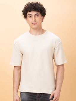 Being Human - Garments Men's Crew Neck Chalk Cream T-Shirt