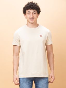 Being Human - Garments Men's Crew Neck Chalk Cream T-Shirt