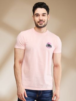 Being Human - Garments Men's Crew Neck Peach T-Shirt