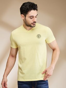 Being Human - Garments Men's Crew Neck Yellow T-Shirt
