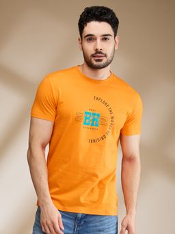 Being Human - Garments Men's Crew Neck Orange T-Shirt
