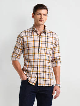 Arrow Sports - Men Beige Shirt
