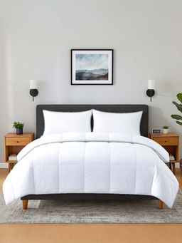 Ddecor Live Beautiful - Bed Elements Collection Plain And Textures White Single Duvets