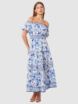 Forever New - Ravenna Off Shoulder Tiered Maxi Dress