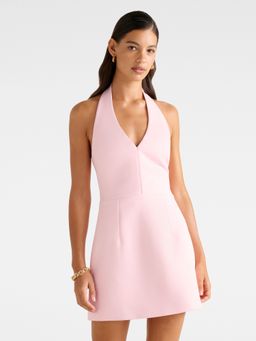 Forever New - Ricki Halter Hook and Eye Mini Dress