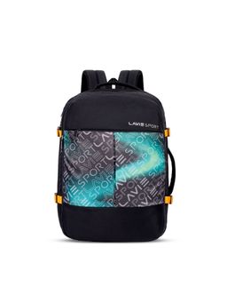 Lavie Sport - Quest20 2C Backpack 20L Laptop Compartment For Men And Women-Black-Teal (Large)