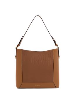 MIRAGGIO - Tan Valerie Hobo Bag Fits 11 Inch iPad (Medium)